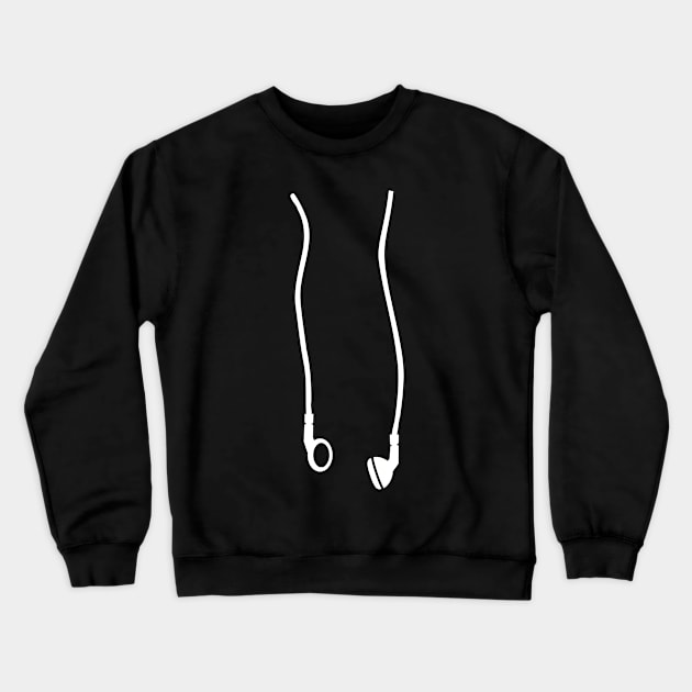 Headphones Crewneck Sweatshirt by Designzz